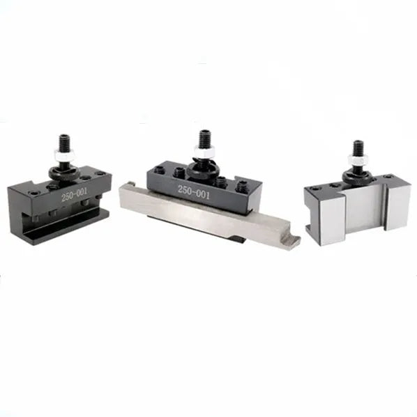 Machifit 250-000 hardened steel quick change tool post with holders for woodworking lathe