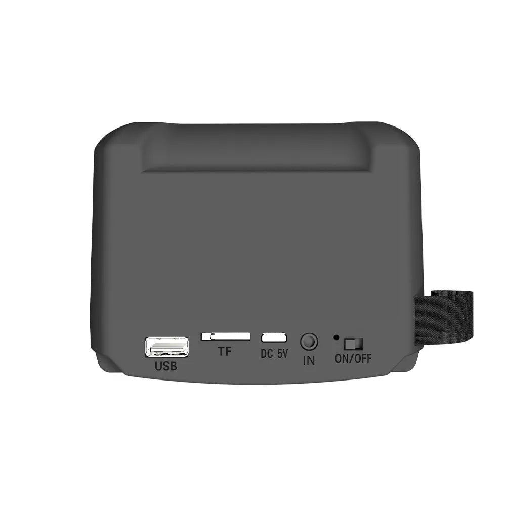 Portable Bluetooth speaker in colour 3107 with compact design and USB charging cable