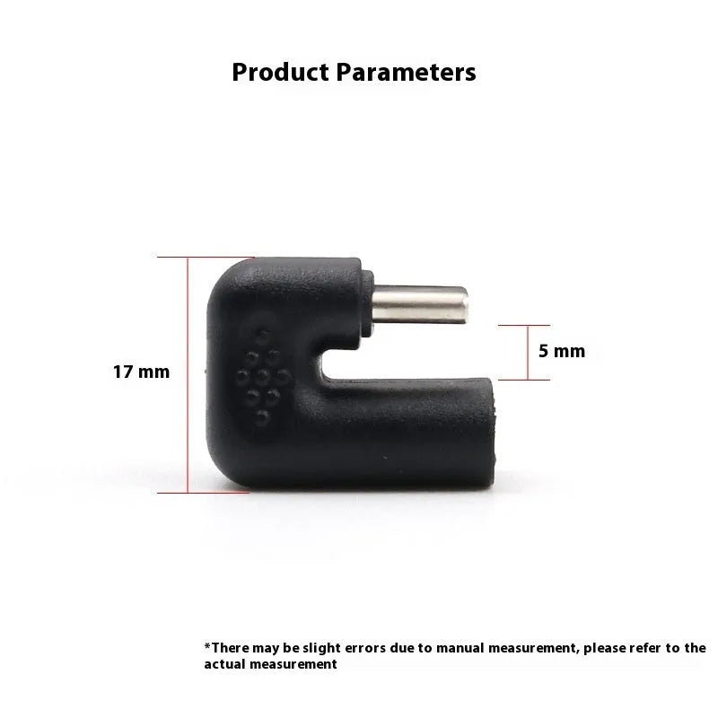 Four white USB-C Male to Female adapter cables with a U-bend shape on a grey background.