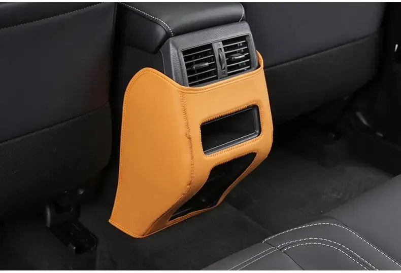 Mitsubishi Outlander seat armrest box leather anti-kick protection pads three-piece set