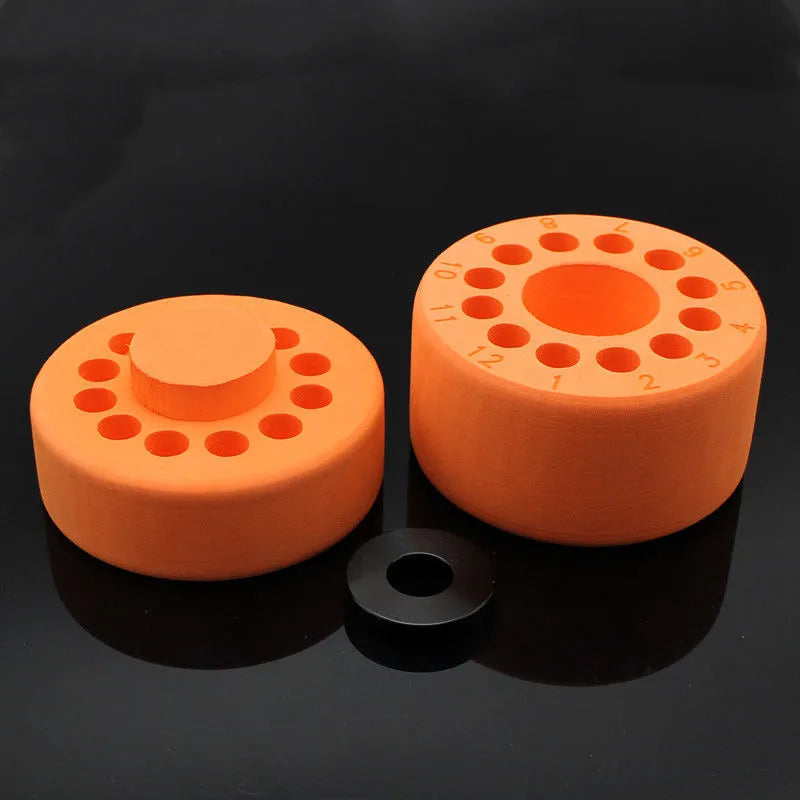 Orange and blue process cooling box with gradient freezing and freezer cell recovery functions