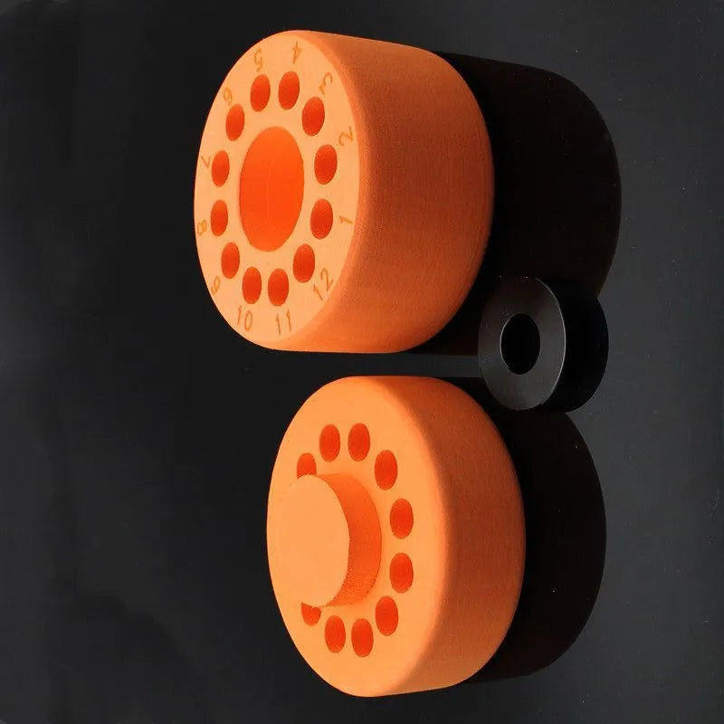 Orange and blue process cooling box with gradient freezing and freezer cell recovery functions