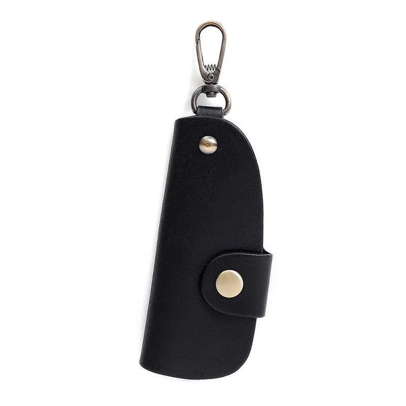Genuine leather handmade key storage bag in four colour options for car and door keys