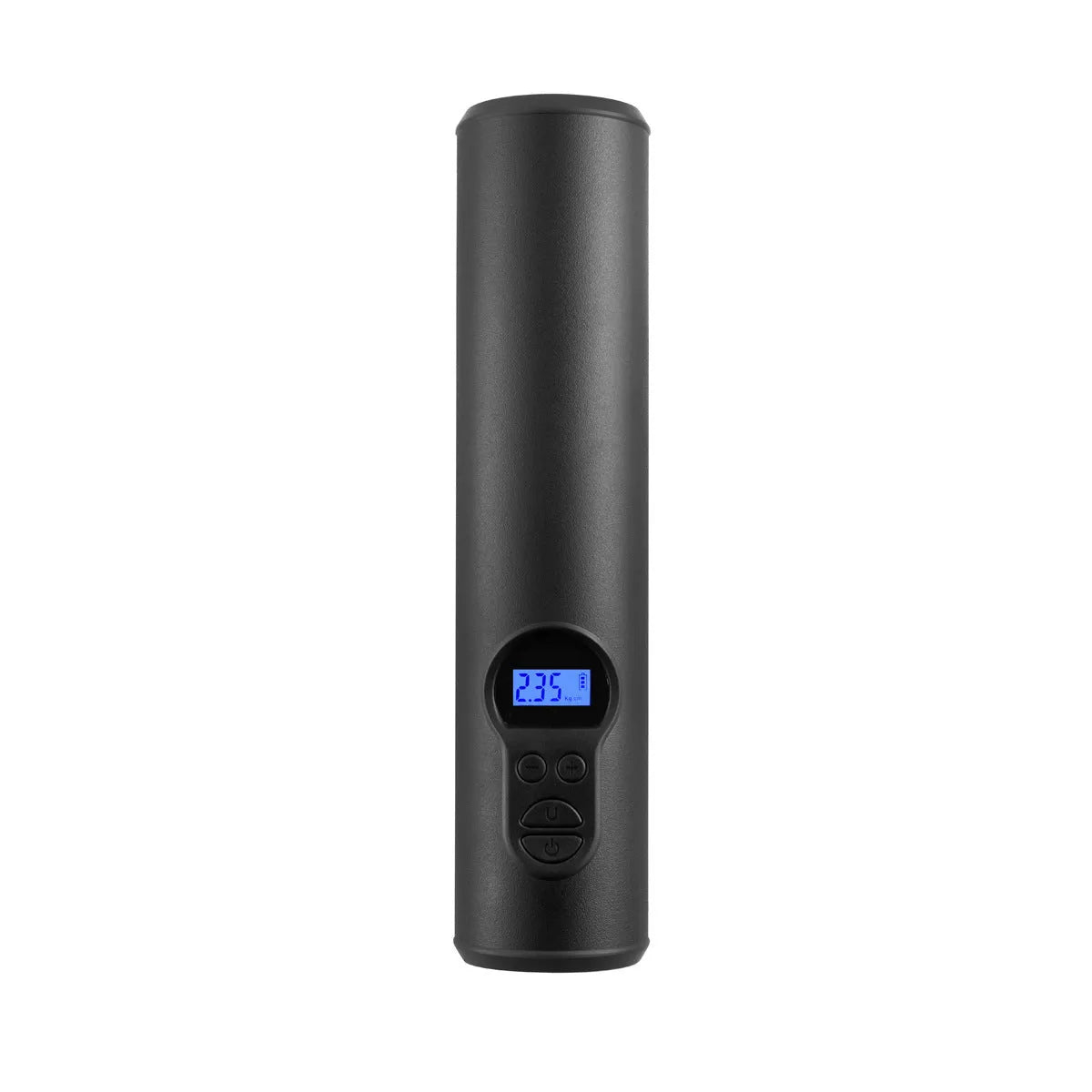 Portable wireless car tyre air compressor with digital display, LED light, and hose