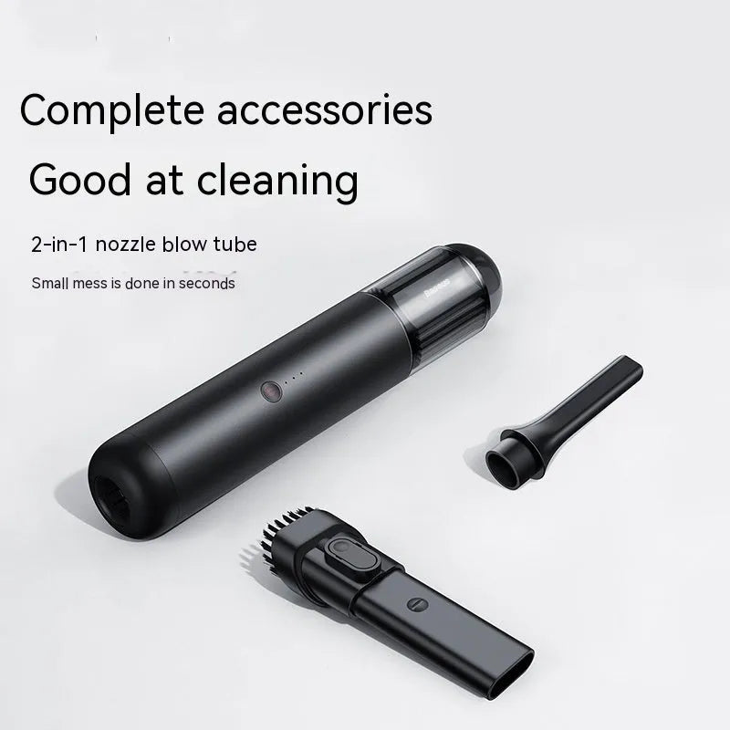 BASEUS A3 wireless car vacuum cleaner in black or silver with high power 135W motor