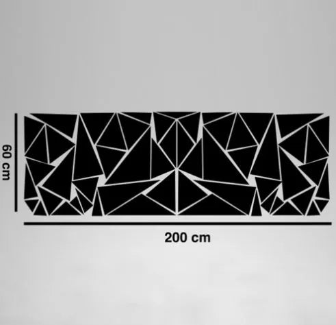 Roll of 200cm x 60cm car decoration vinyl sticker in five colour options for waistline and wheel applications