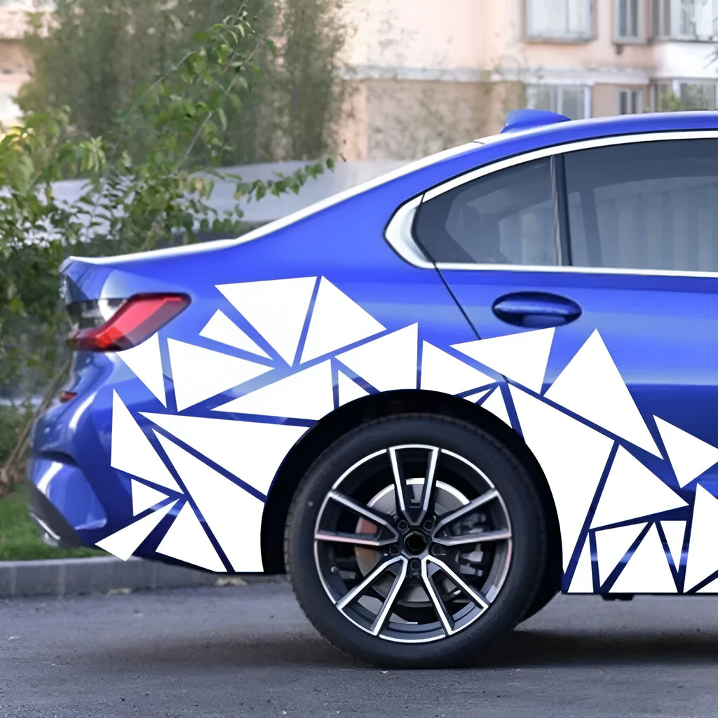 Roll of 200cm x 60cm car decoration vinyl sticker in five colour options for waistline and wheel applications