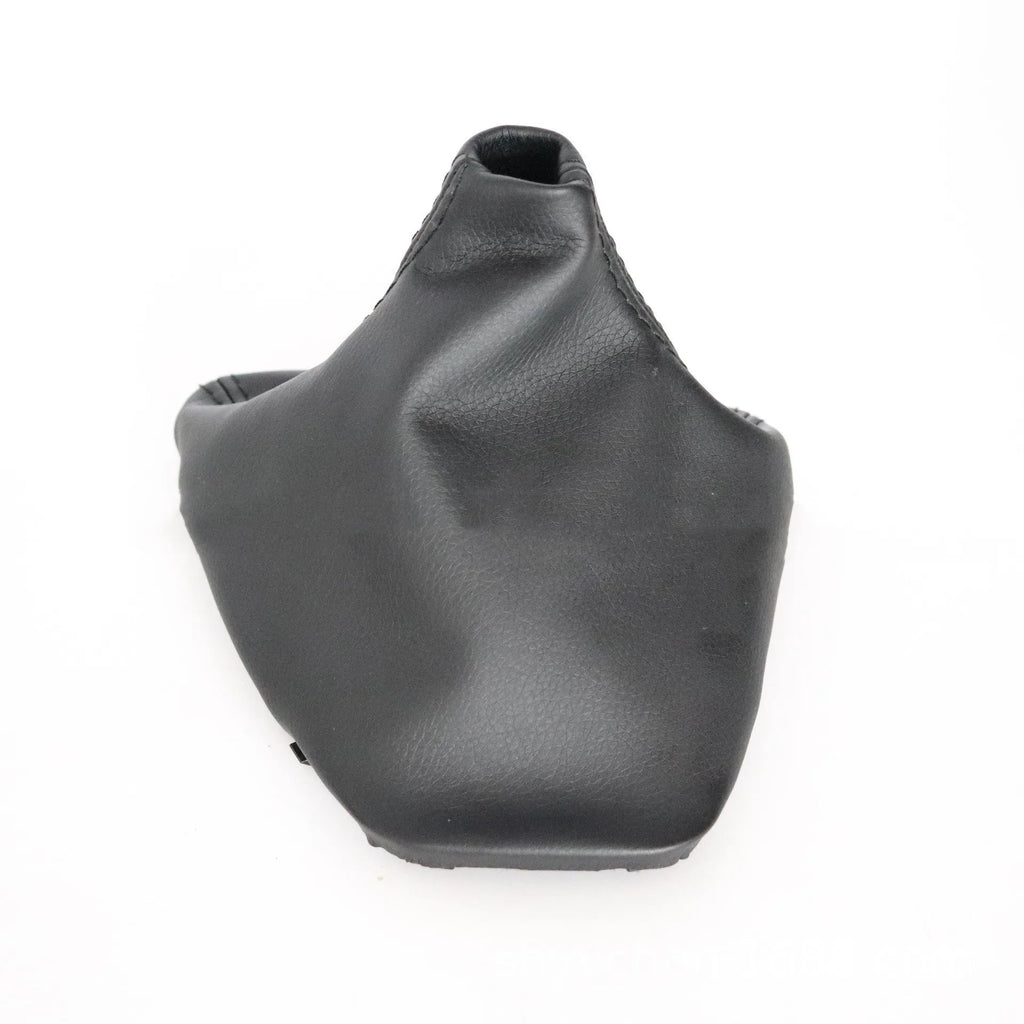 Black PU leather gear dust cover for BMW 3 Series interior replacement