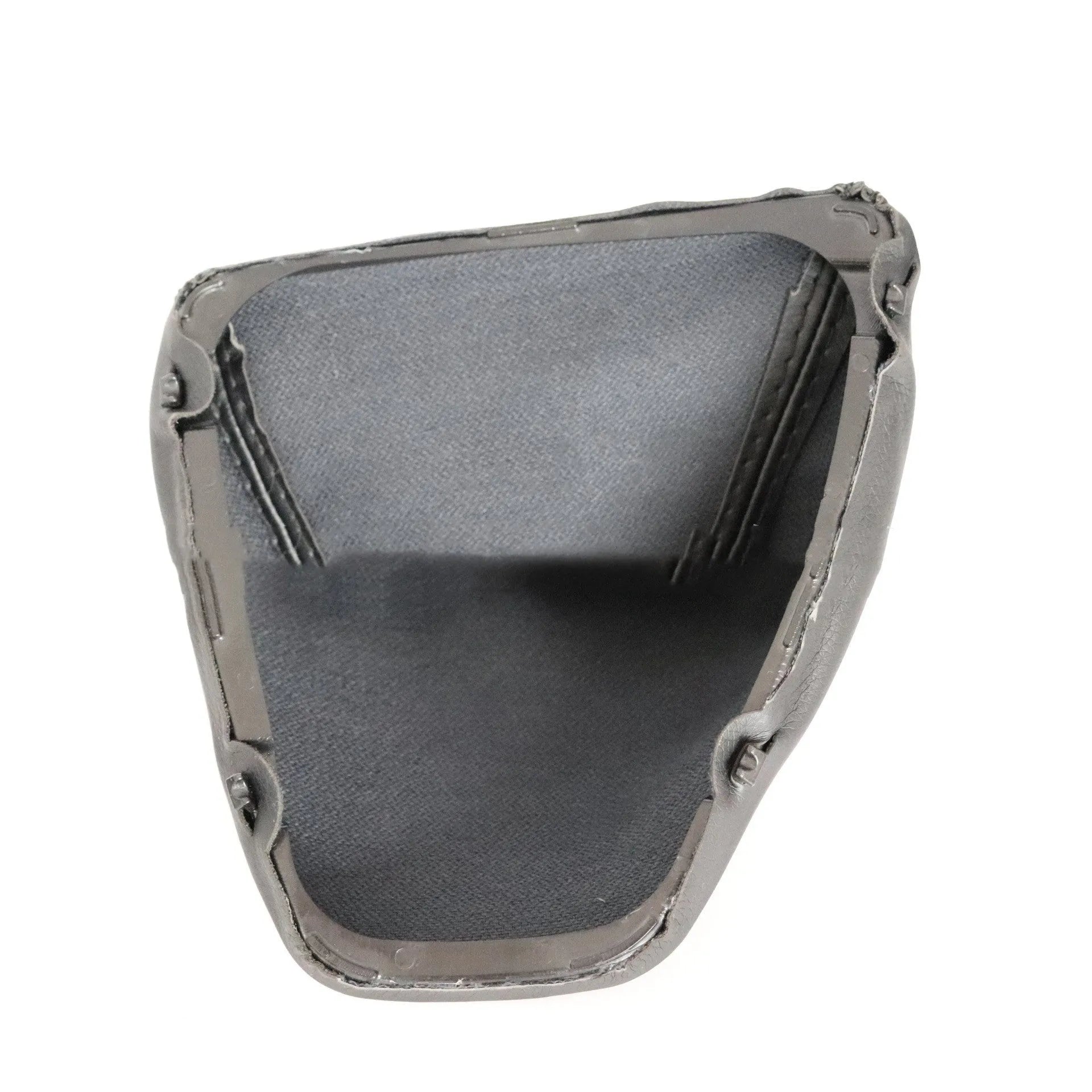 Black PU leather gear dust cover for BMW 3 Series interior replacement
