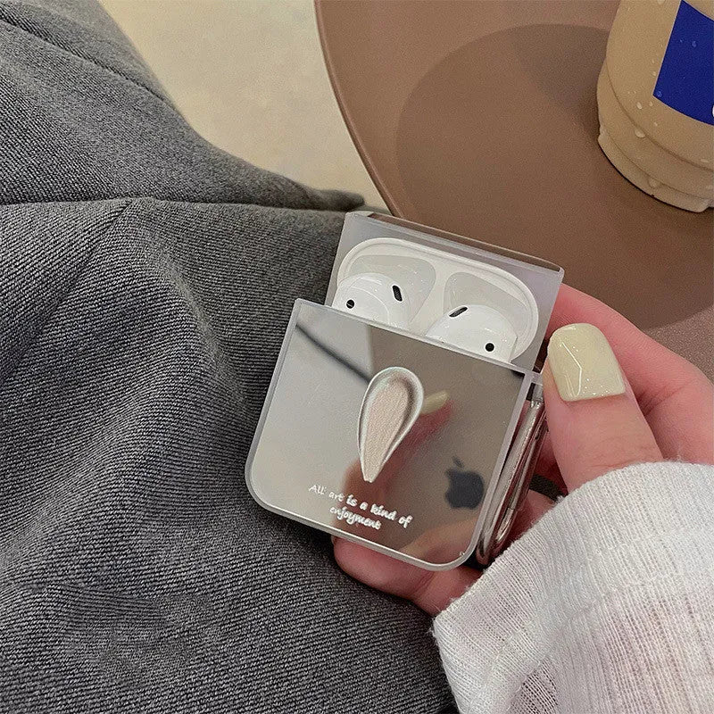 Silicone protective sleeve for AirPods charging case in Planet Mirror colour