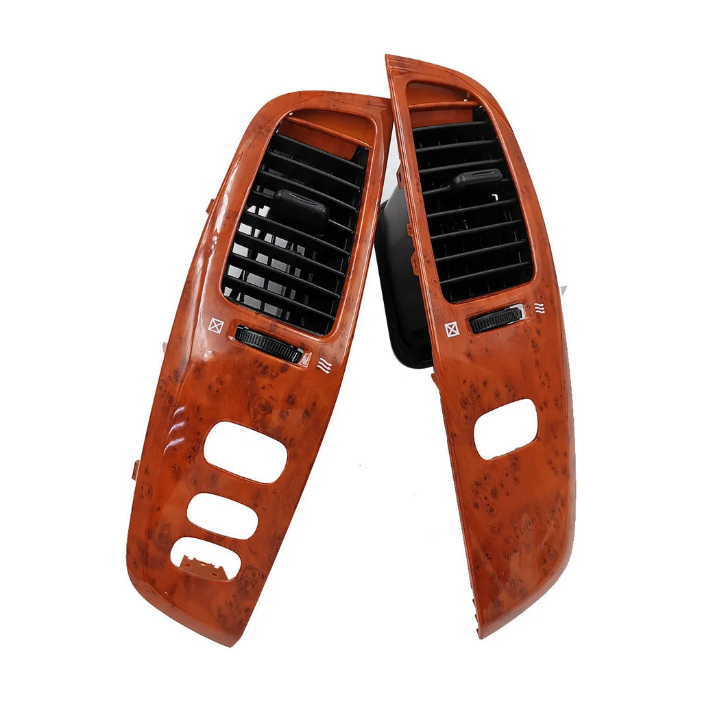 ABS plastic air outlet decorative cover plate in a peach wood colour