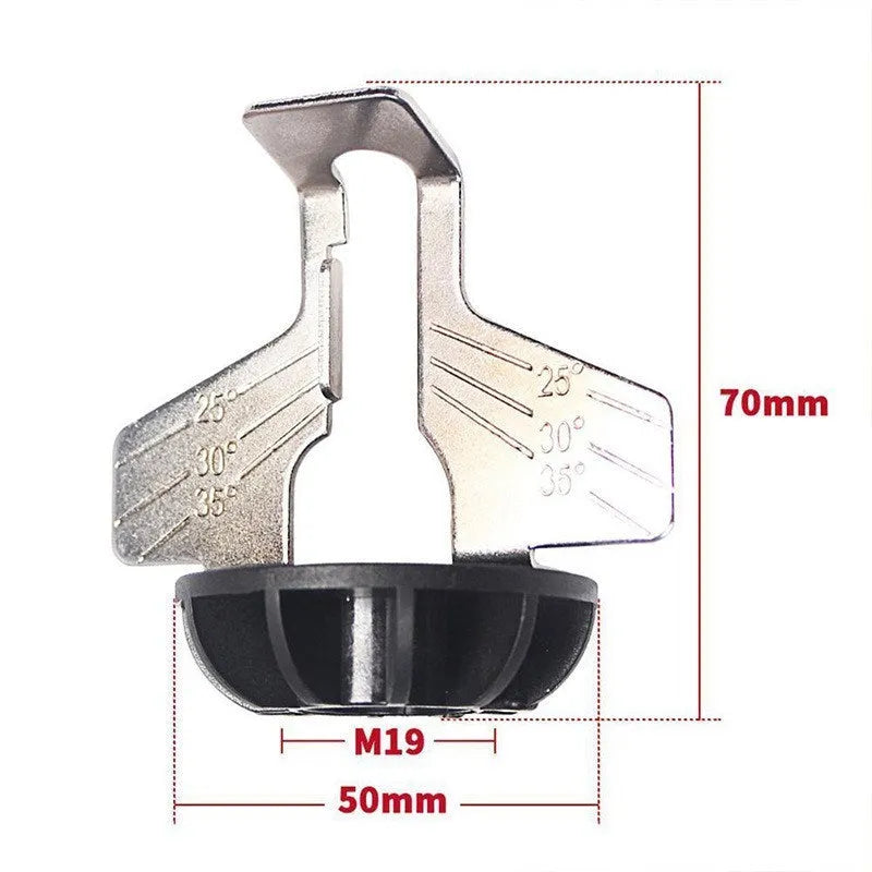 Silver metal chain grinding device for electric grinders with 20mm length
