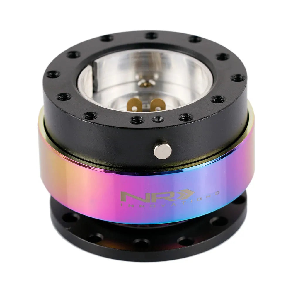 Colourful quick-release steering wheel adapter for car modification with connection base