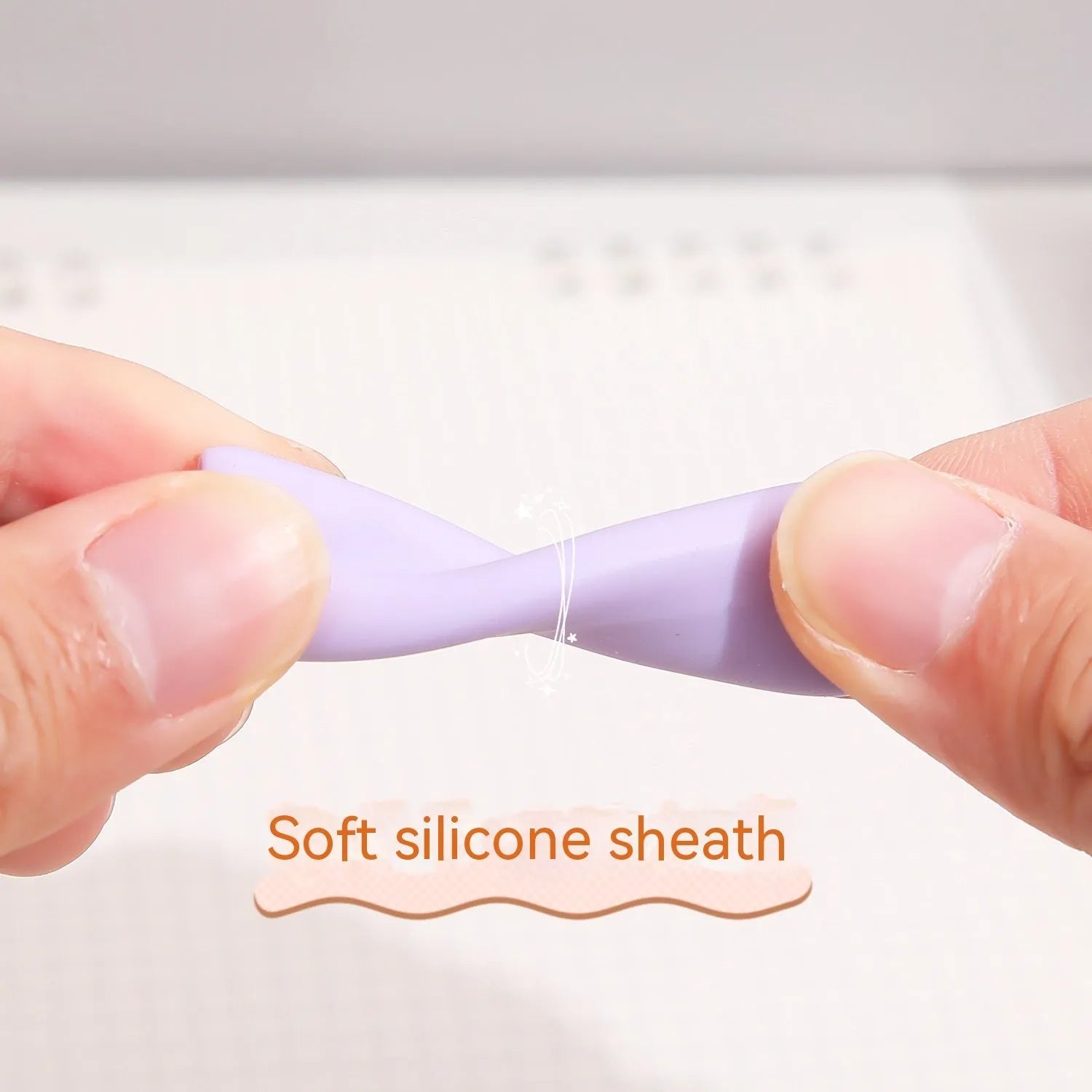 Macaron colour press gel pen with 0.5mm tip in three colour options for student writing