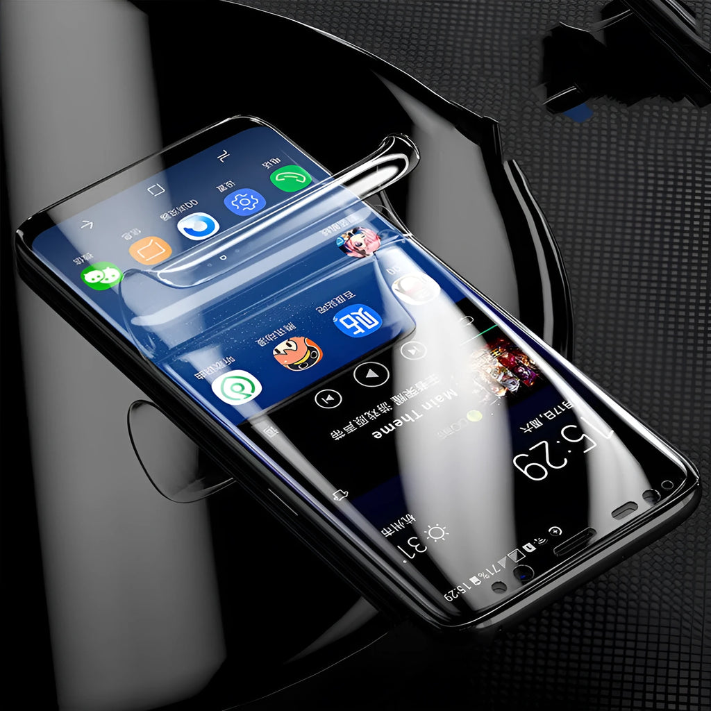 Purple light hydraulic film curved screen protector for Samsung Galaxy phones