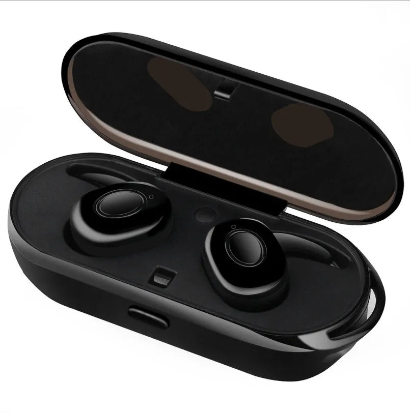 CSR Bluetooth wireless sports earbuds in black, green, red, and white colours showing in-ear TWS design