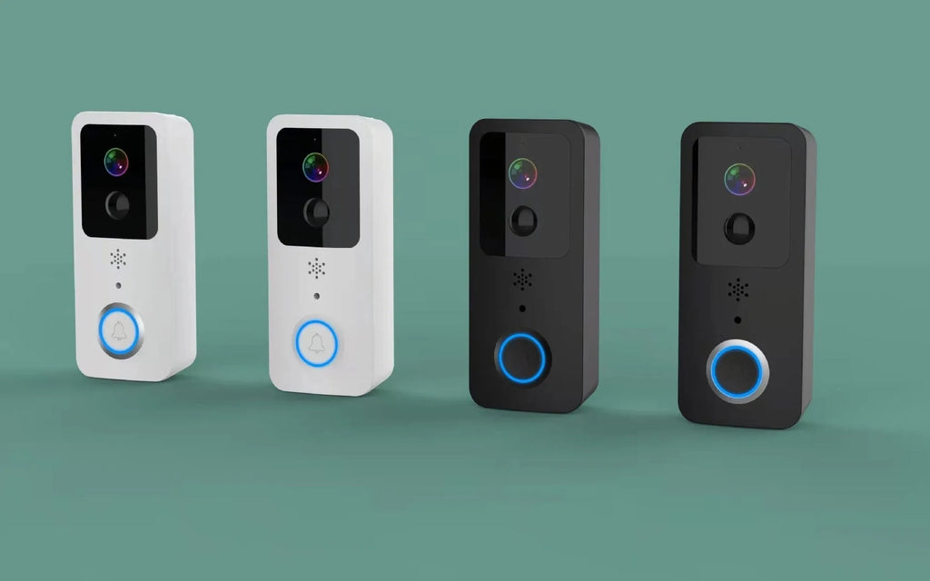 Waterproof HD visual doorbell with battery power and smartphone notifications