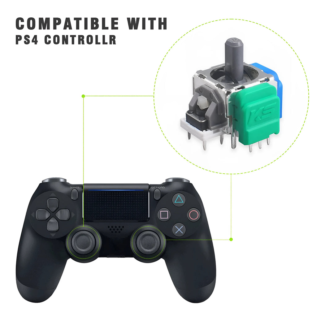 Hall electromagnetic magnetic rocker joystick replacement component for game controllers