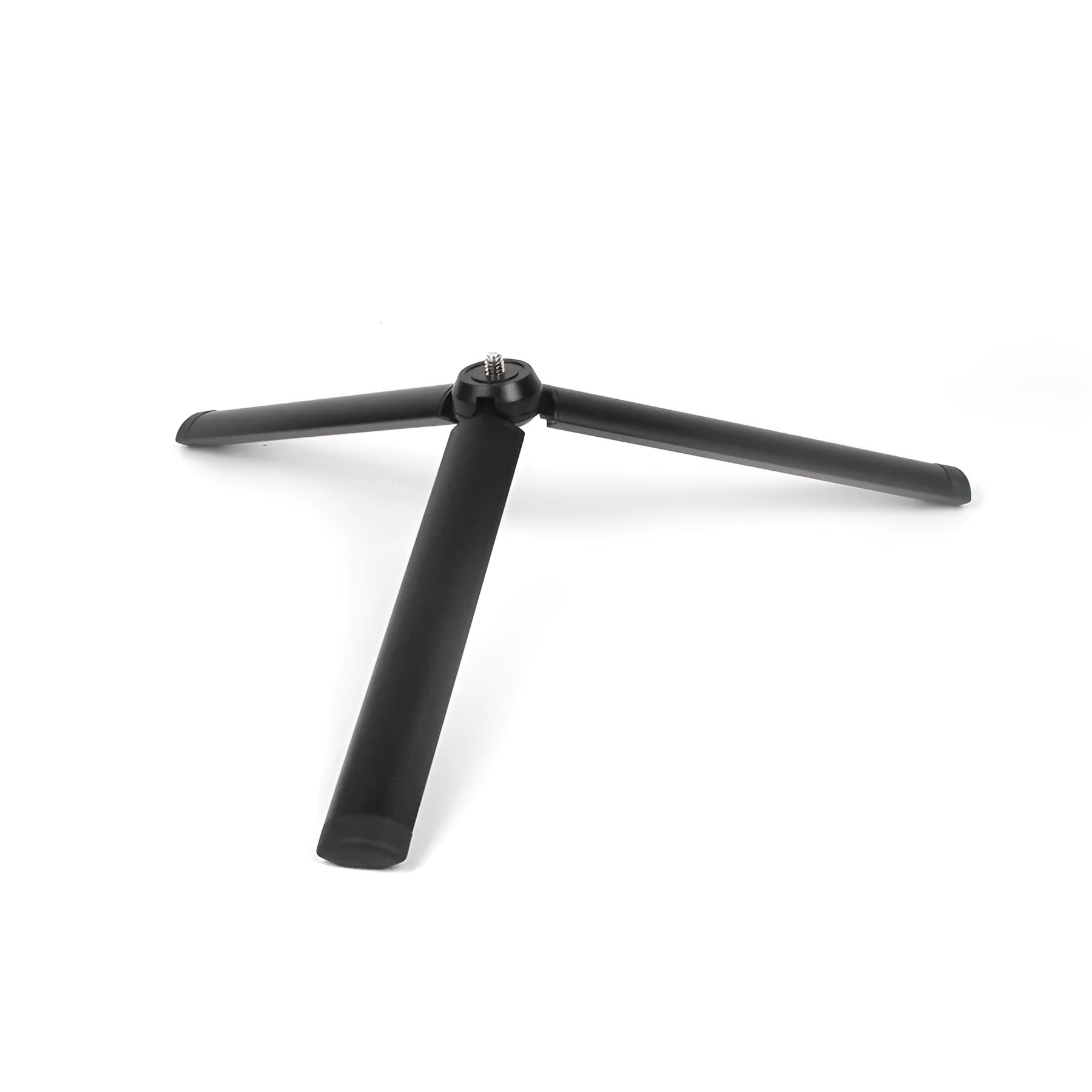 Black aluminium alloy phone tripod with handheld stabilizer for Apple iPhone compatibility