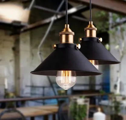 American countryside iron chandelier with iron lampshade, available in multiple sizes, for living room dining room