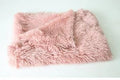Wool polyester plush pet blanket in dark grey light grey white light pink colours showing S M L size options