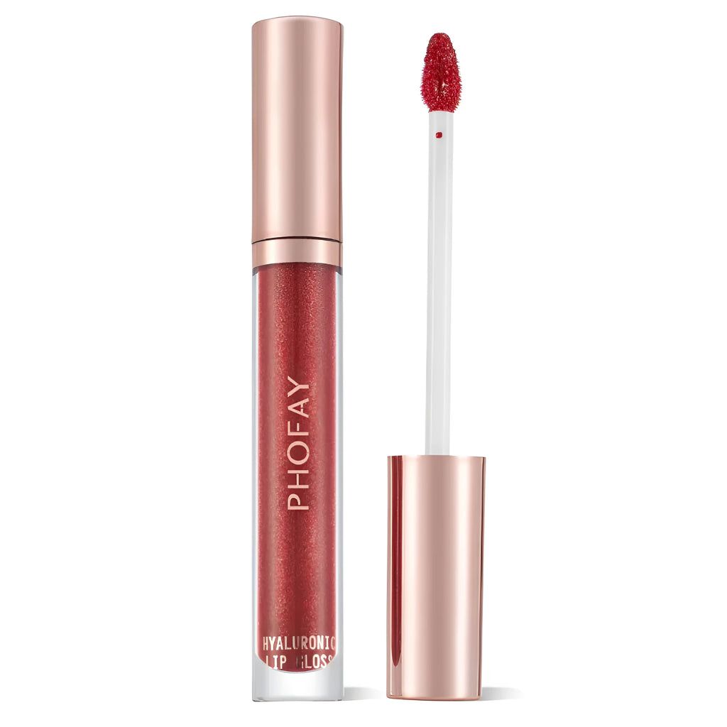PHOFAY Hyaluronic Lip Gloss 4ml in colour 01, long-lasting moisturising lip gloss with glossy finish