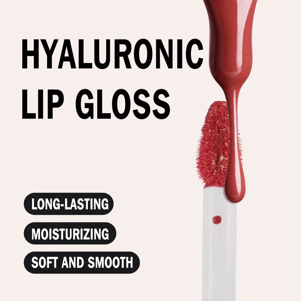 PHOFAY Hyaluronic Lip Gloss 4ml in colour 01, long-lasting moisturising lip gloss with glossy finish