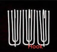 Custom blackout curtain panel available in multiple widths with hook, Korean hook, or ring hanging styles
