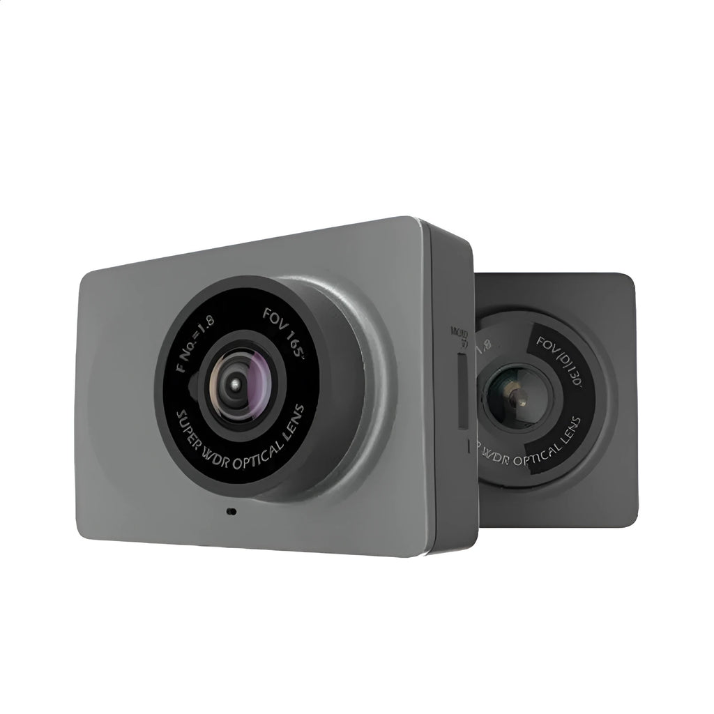 YI Intelligent Driving Recorder black Power version with 160-degree wide-angle lens and 3MP camera for vehicle recording