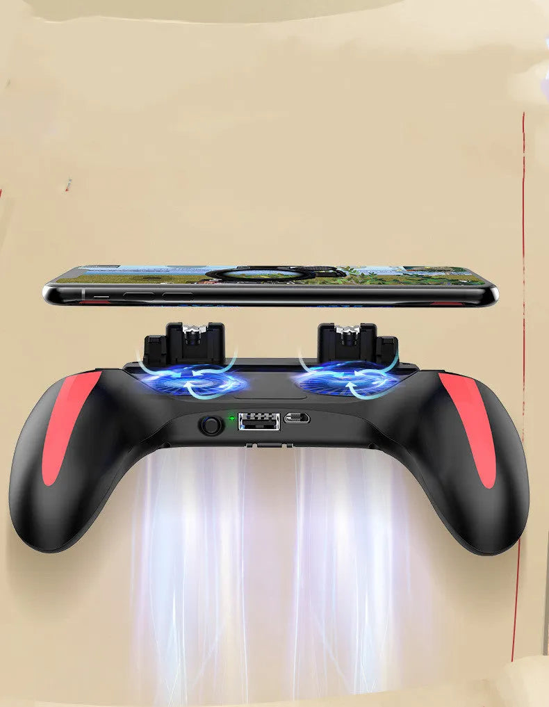 H10 mobile game controller with touch screen for smartphones 4.7-6.5 inches with heat dissipation