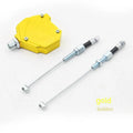 Aluminium alloy motorcycle clutch labour-saving box modification kit shown in multiple colours