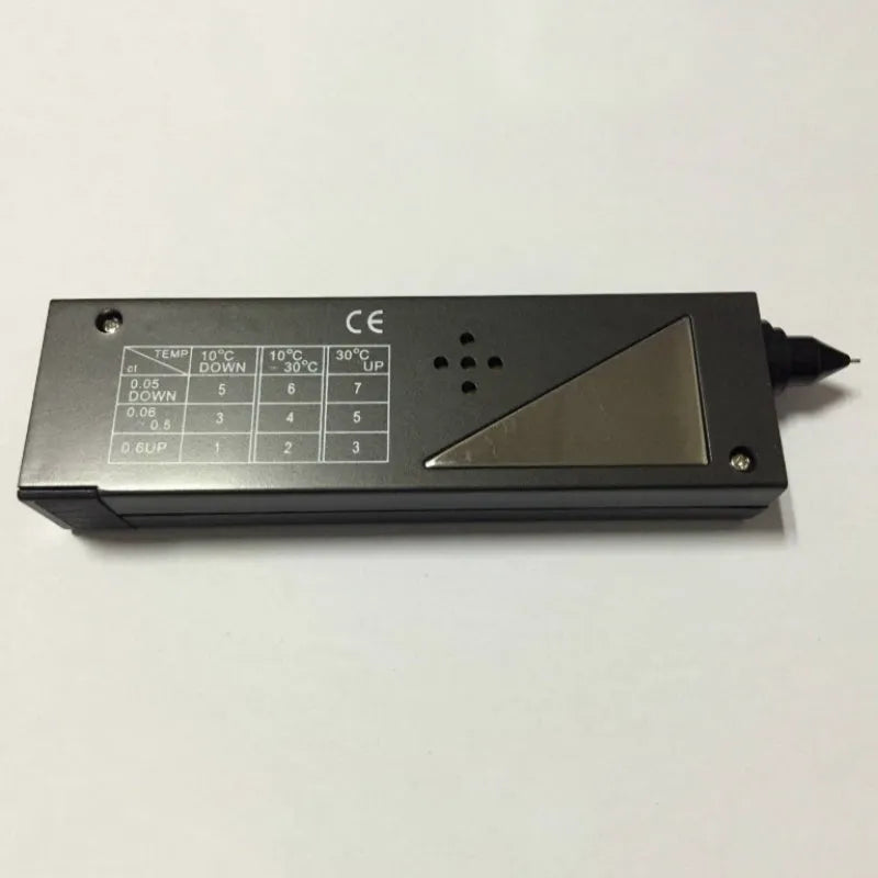 Black diamond thermal conductivity tester with metal probe measuring 135mm long for gem identification