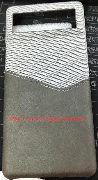 Leather Google Pixel mobile phone case in solid colours showing back cover design.
