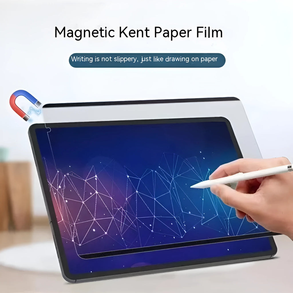 iPad magnetic detachable writing film with PET magnet construction and 11-inch size