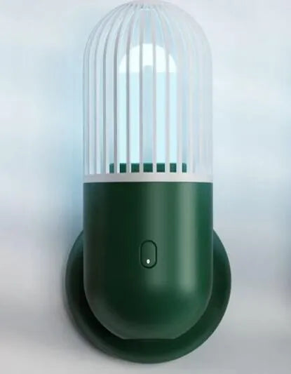 Portable capsule-shaped ultraviolet disinfection lamp in choice of colours