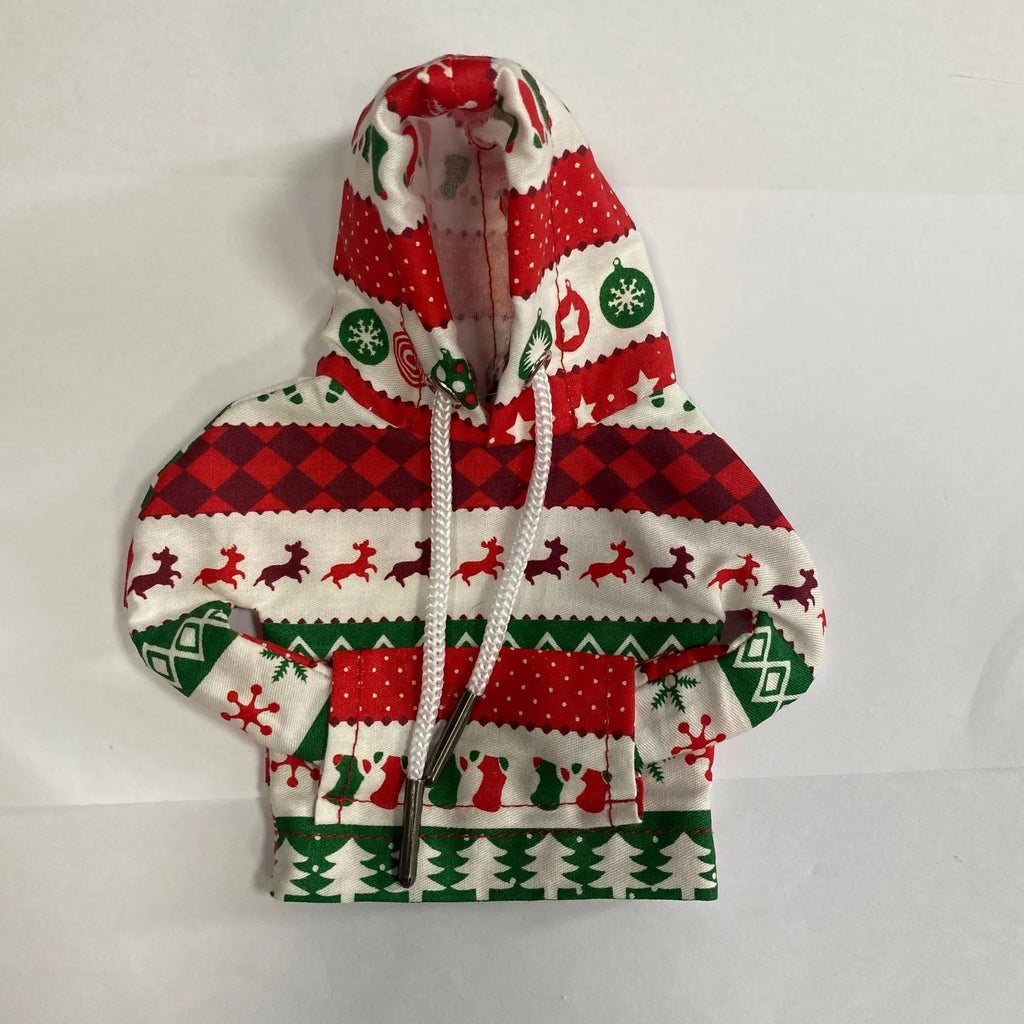 Cotton handbrake cover for car gear lever in multicolour with Christmas design options