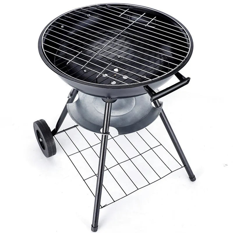 Portable 14-inch Apple stove barbecue oven with iron construction