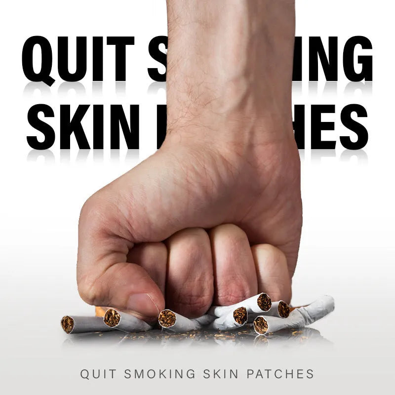 30-piece plant extract nicotine patches for smoking cessation with universal skin type application