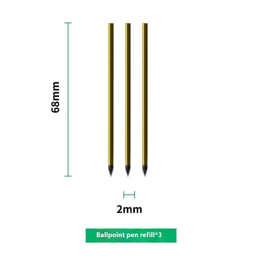 Loose spiral notebook filling paper with multiple pen refills for 6-hole binders