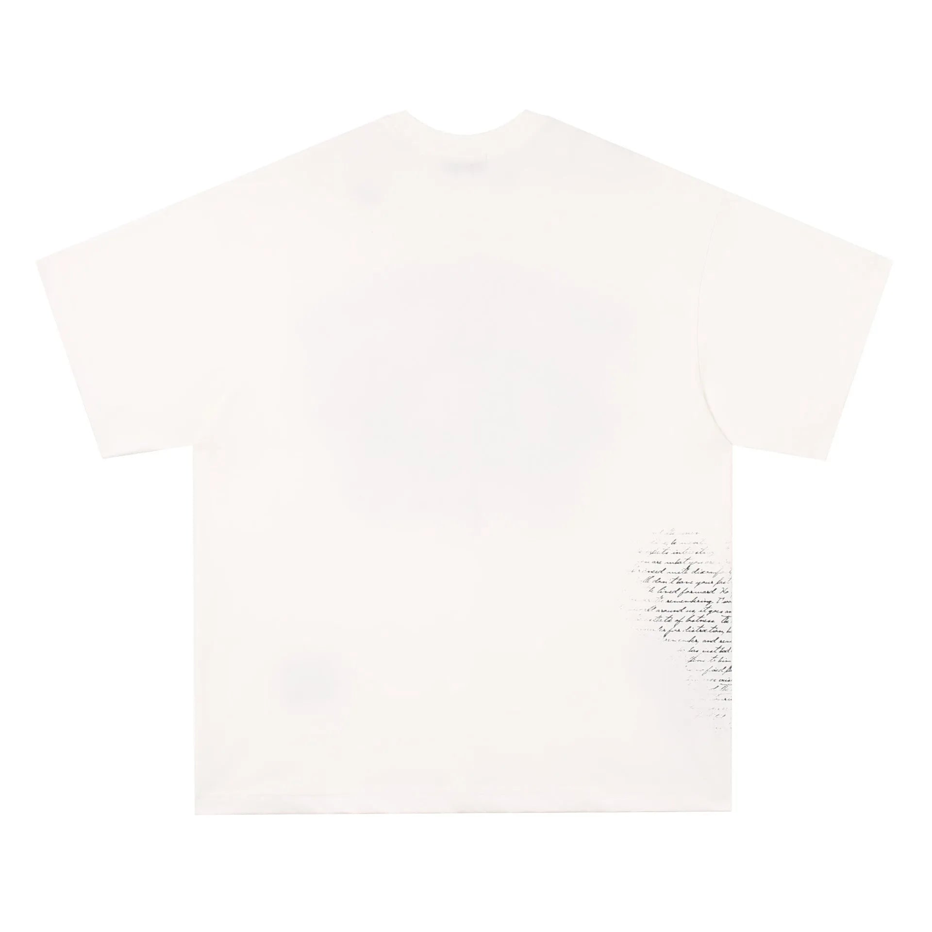 Retro hip hop gothic t-shirt with letter pattern in black and white colours