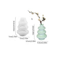 Three layer circular vase ornaments silicone baking mould in modern simplicity style