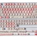 Pink Fragrant Pig decorative mechanical keyboard key cap with five-sided sublimation printing