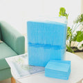Pack of pet urinal pads showing different sizes and bamboo charcoal, economy, thickened model options.