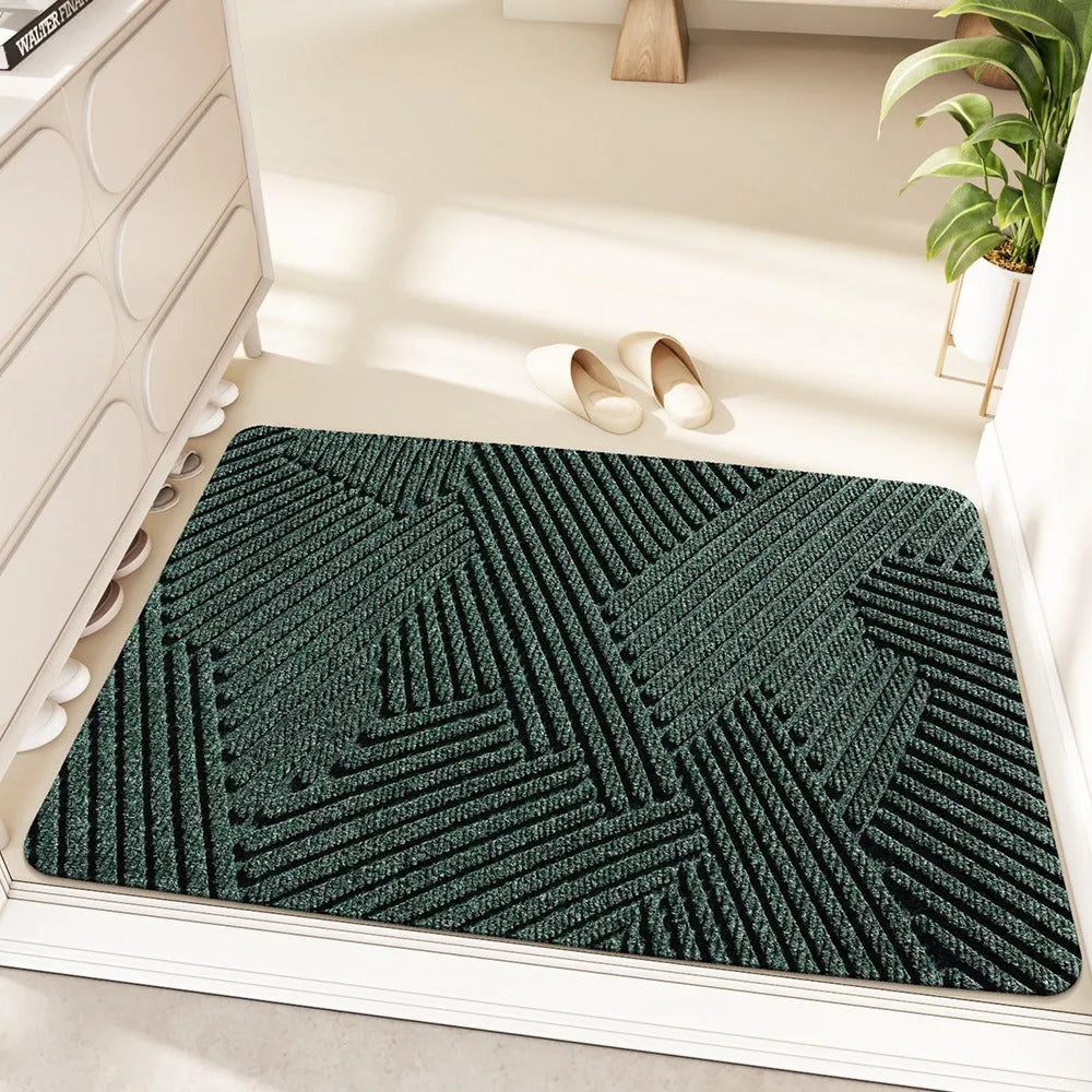 Silk ring entrance carpet with alien shape design in cartoon anime pattern, measuring 60x90cm