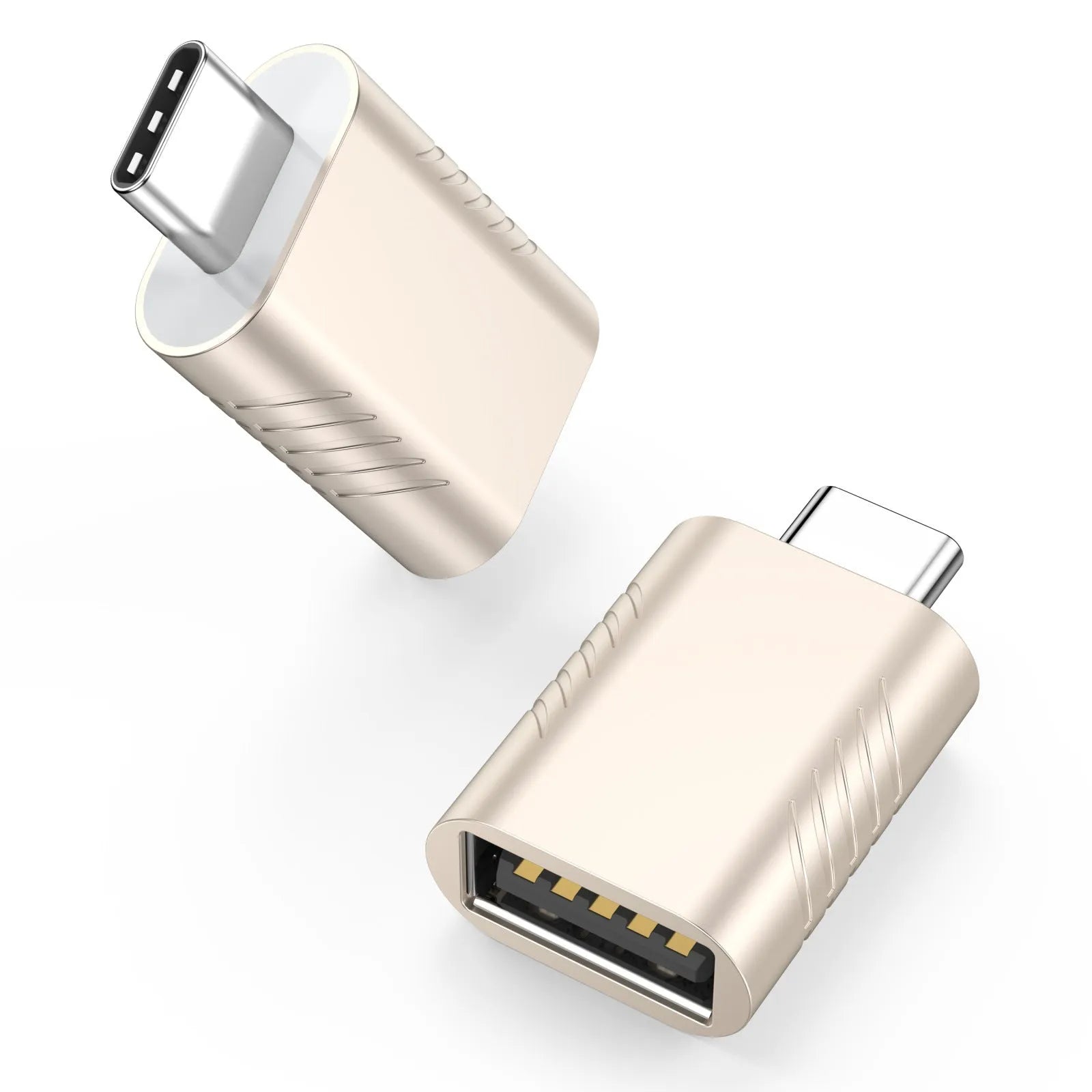 USB 4.0 to USB-C adapter with zinc alloy shell in multiple colour options for data transfer and charging