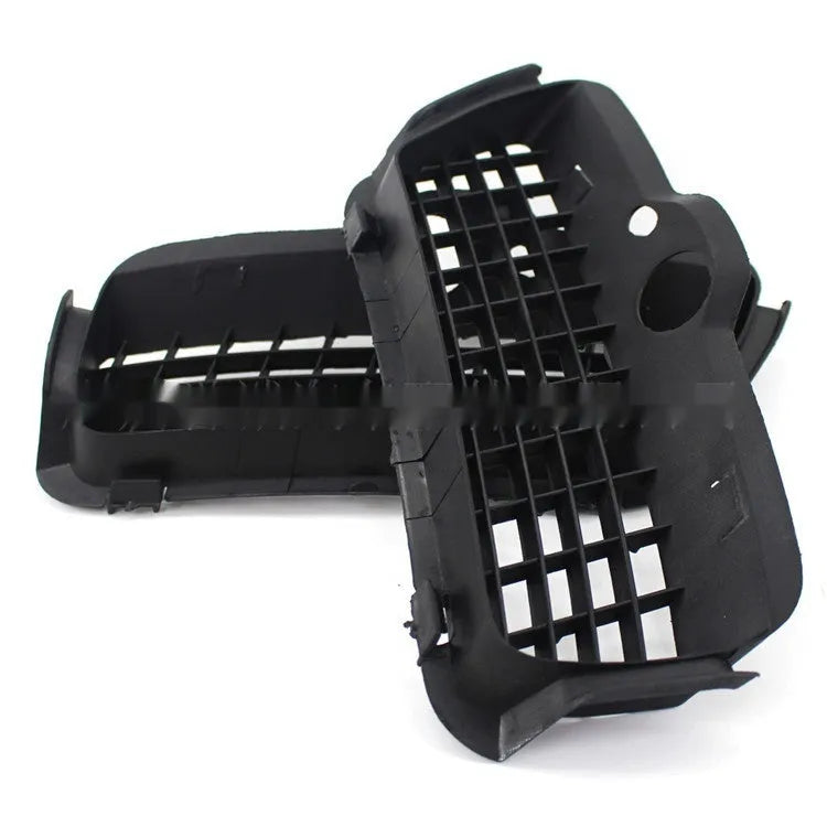 Black ABS plastic left and right fog lamp cover set for Volkswagen Golf 3 front bumper lower grille.