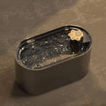 3L capacity pet water fountain with LED light indicator and triple filtration system