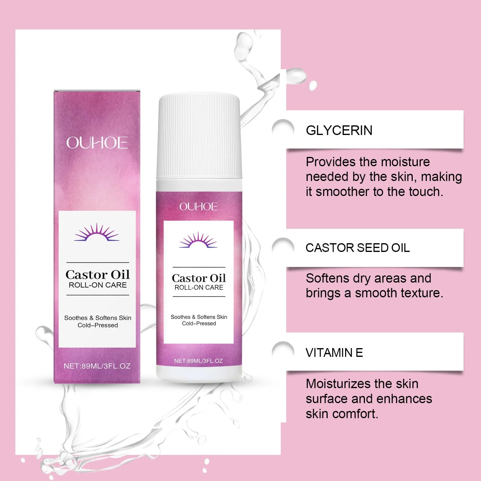 89ml skin moisturising ball treatment oil in standard packaging for body care