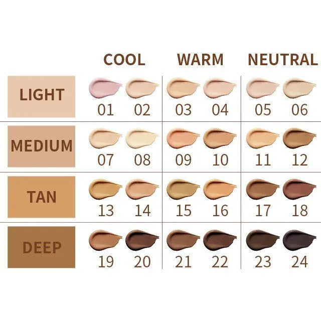 Waterproof concealer stick pen in 24 colours for contouring and nose shadow.