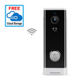 White wall-mounted network security camera for remote mobile phone monitoring